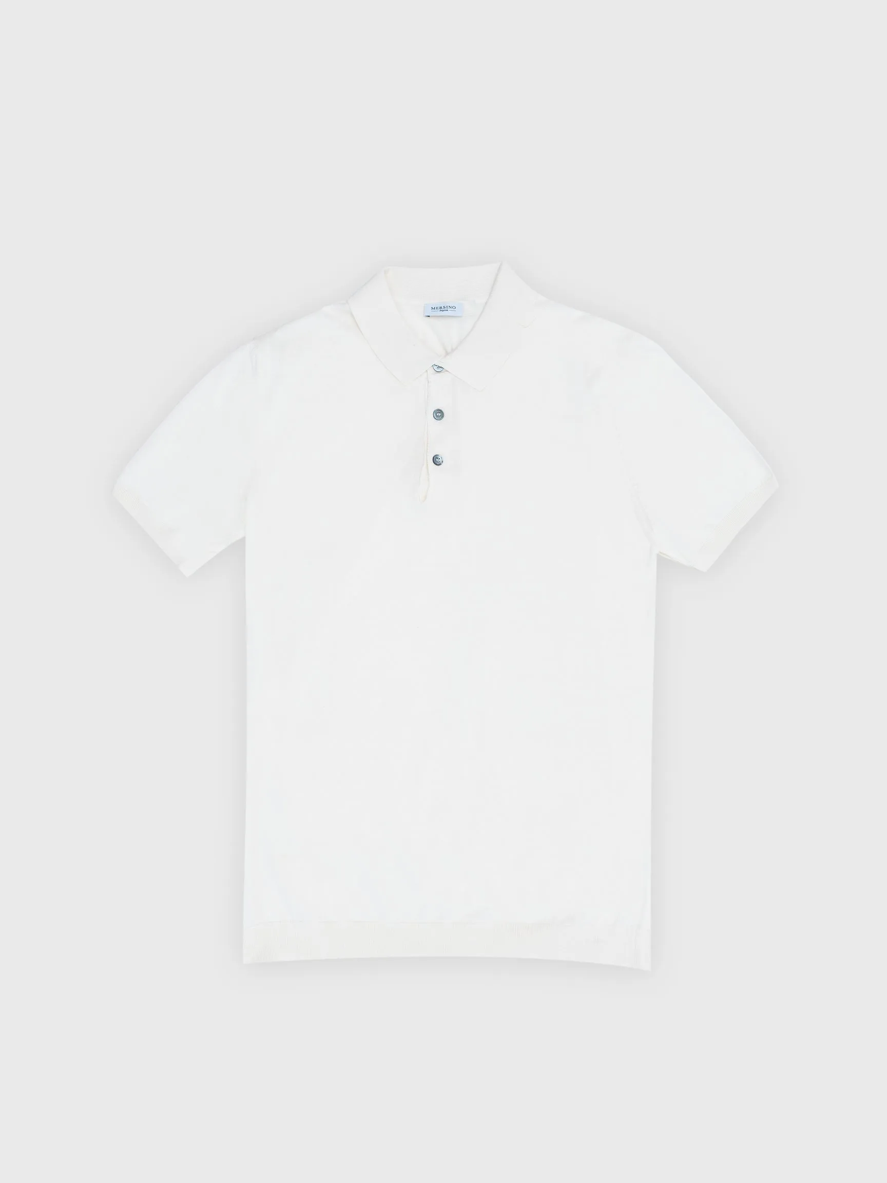 BEIGE SILK-COTTON POLO