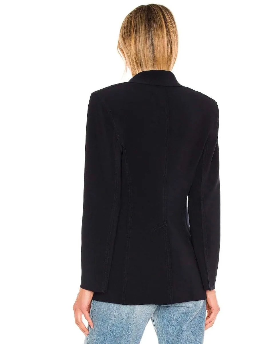 Classic Single Breasted Blazer Black