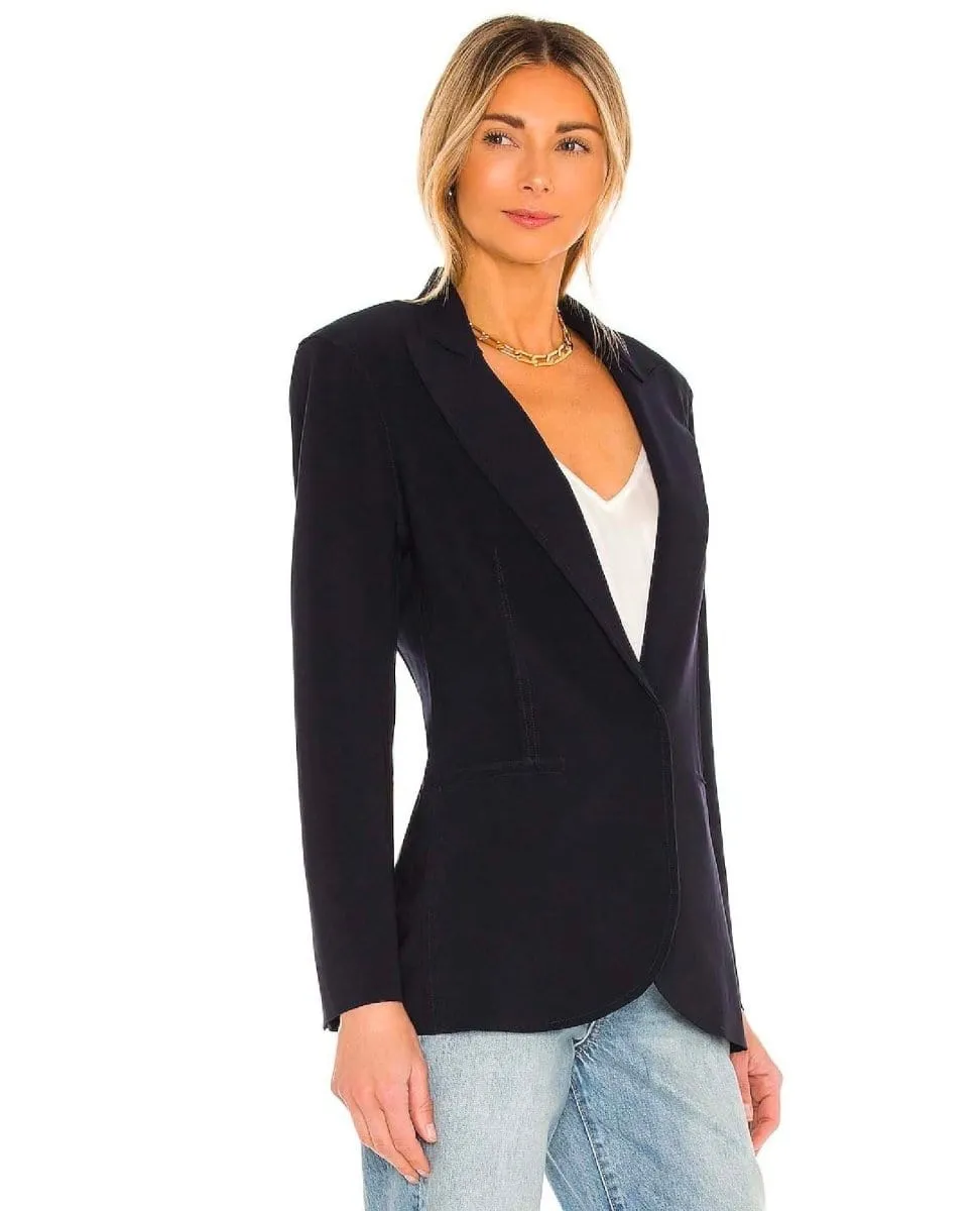 Classic Single Breasted Blazer Black