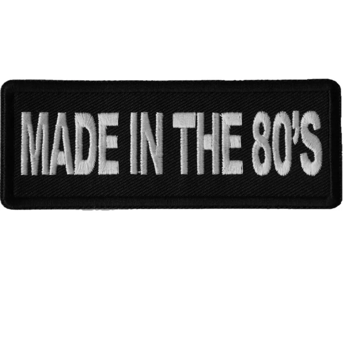 Daniel Smart Made in the (Year) Novelty Embroidered Iron on Patch, 4 x 1.5 inches