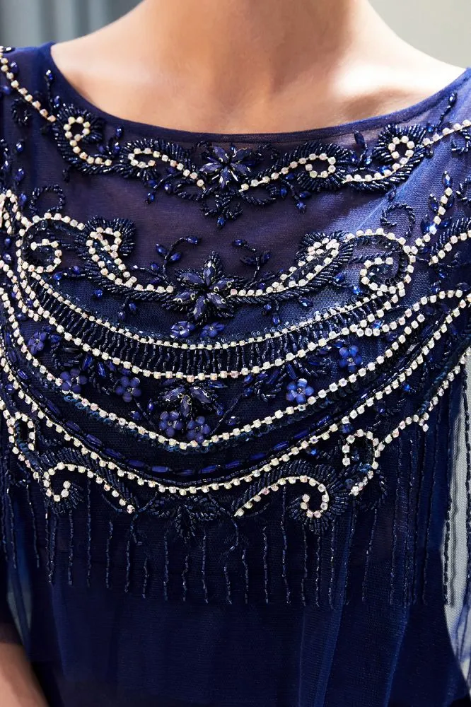 Mermaid Floor Length Crystal Beading Formal Dress