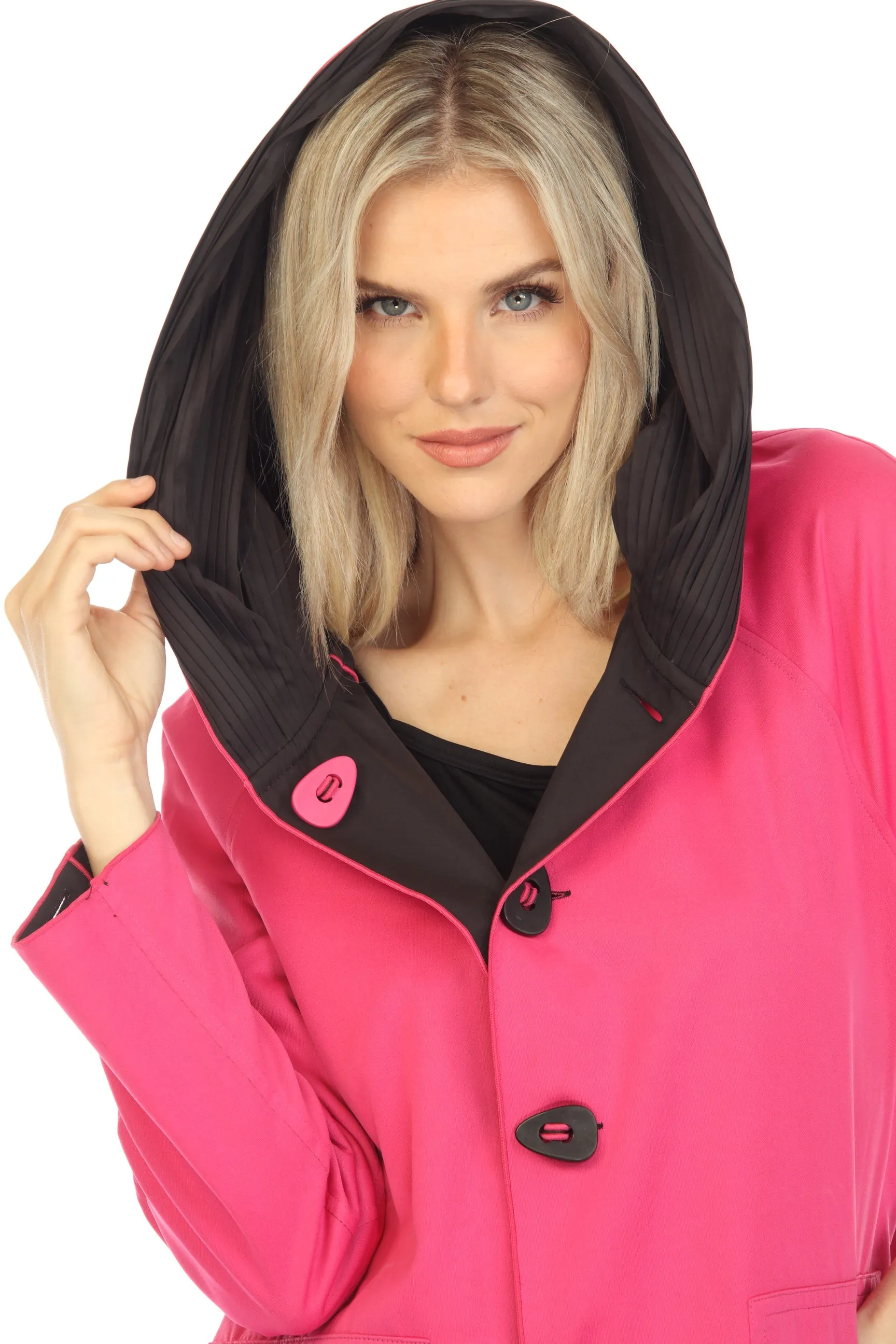 UBU Clothing Co. Piped 39" Water Resistant Reversible Parisian Coat S1428S